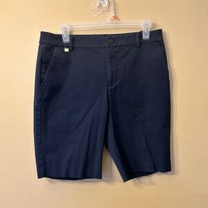 Ralph Lauren Navy Blue Cargo Shorts Woman's Size 8 Black‎ Label